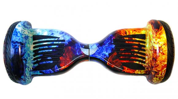 Гироскутер Smart Balance Wheel SUV 10.5 Premium с колонками + самобалансир красно-голубой огонь