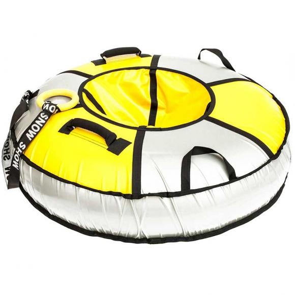 Тюбинг Snow Show "Элит" 105 см желтый/серебро