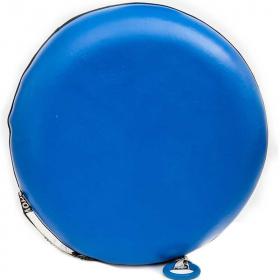 Тюбинг  с пластиковым дном 110 см красный